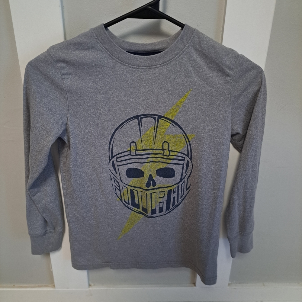 Cat & Jack Boys’ Long Sleeve Graphic Tee – Size Small (6/7)